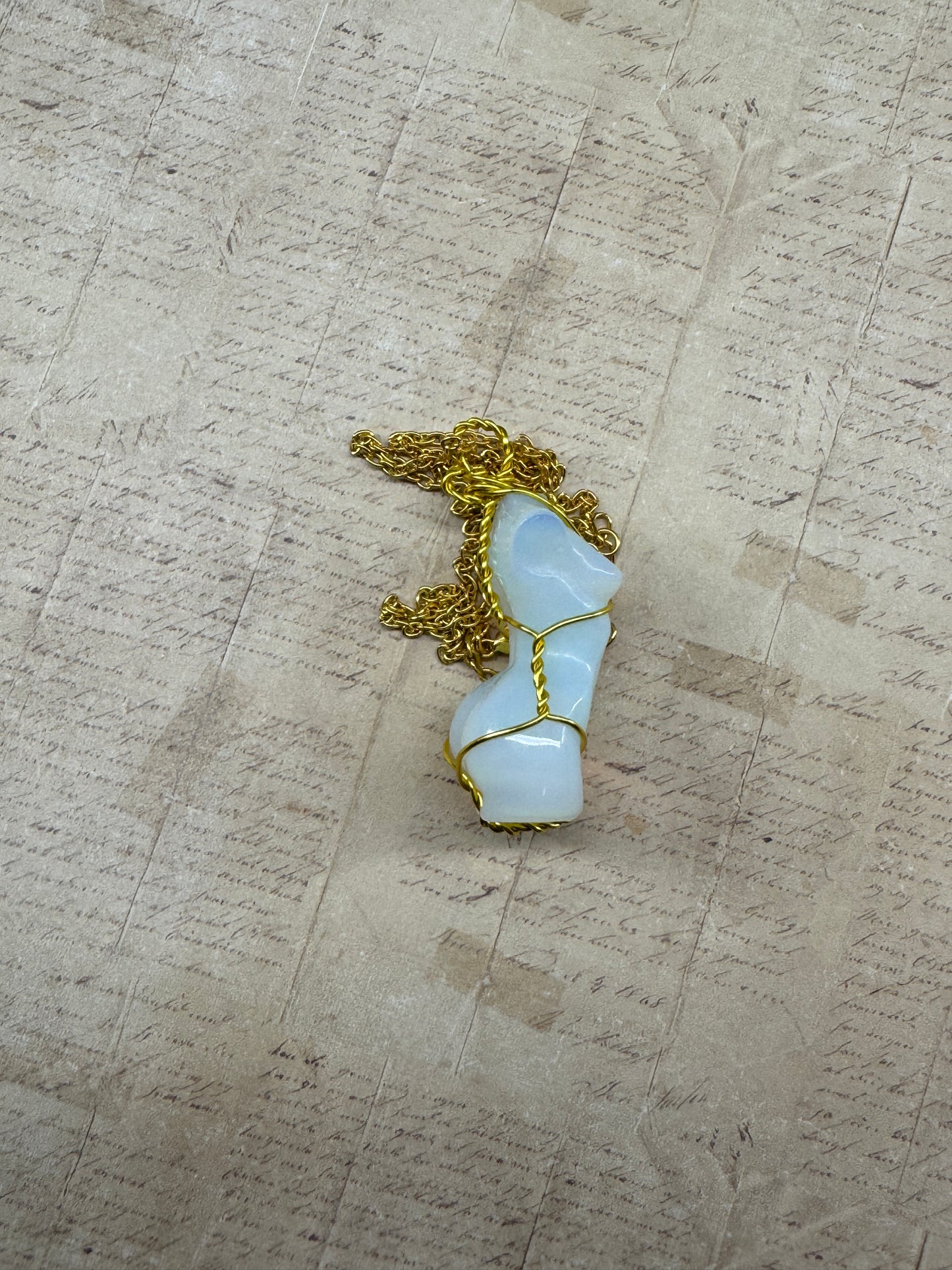 Sexy Lady Crystal Pendant – Wire Wrapped, 1.5”