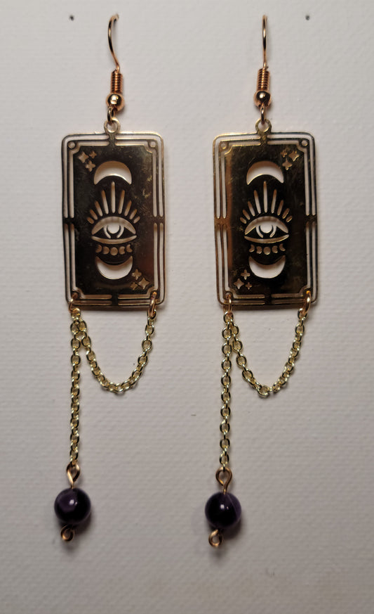 Tarot Charm Earrings