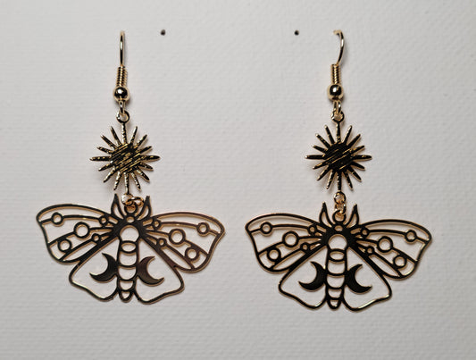 Moth Earrings