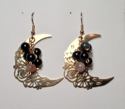 Moon Crest Earrings