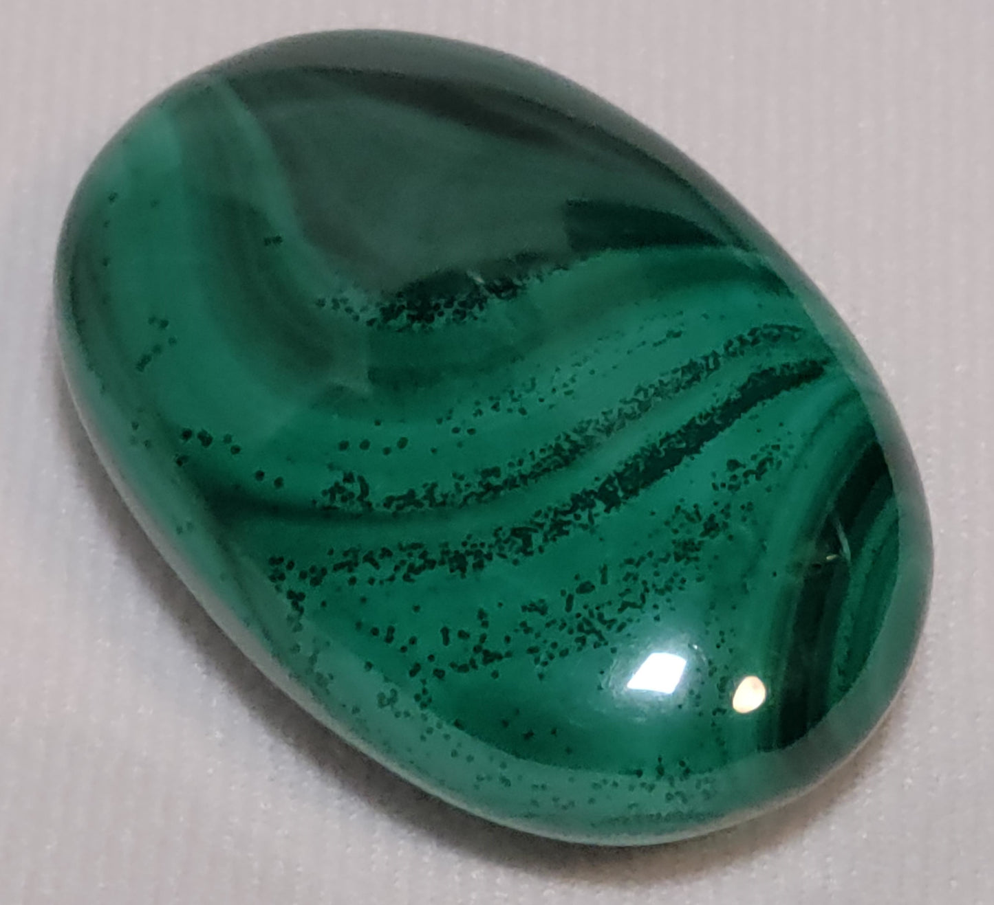 Malachite Palm Stone