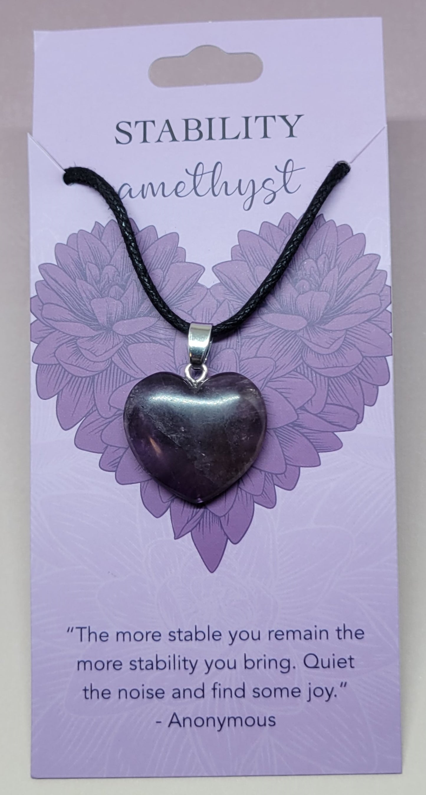 Heart Shaped Crystal Necklace Pendant