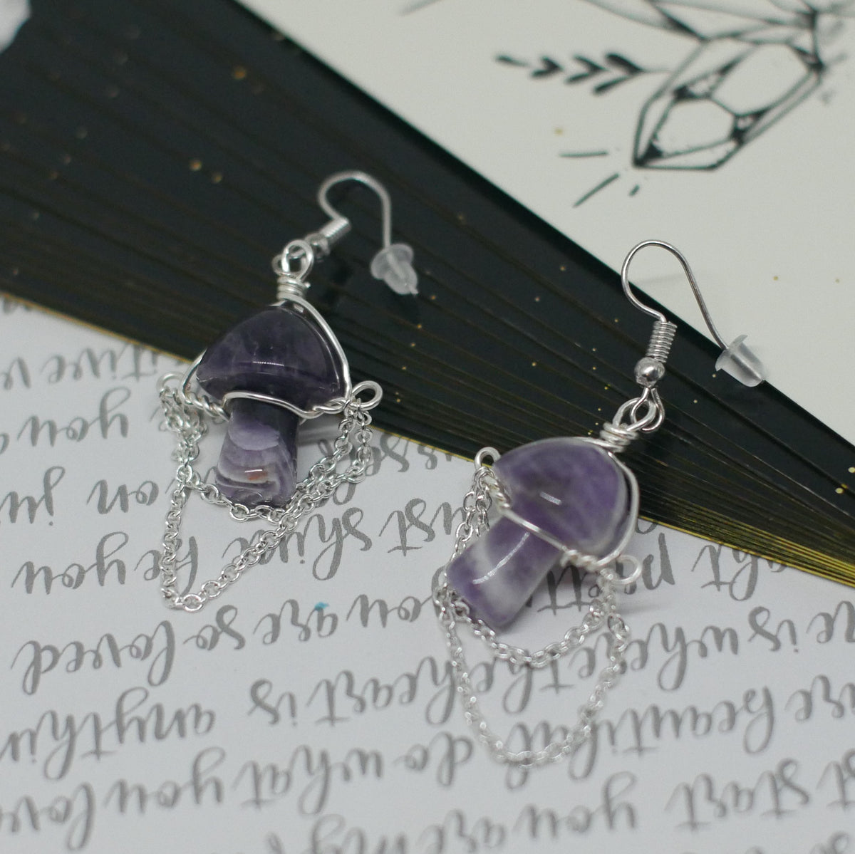 Mushroom Earrings
