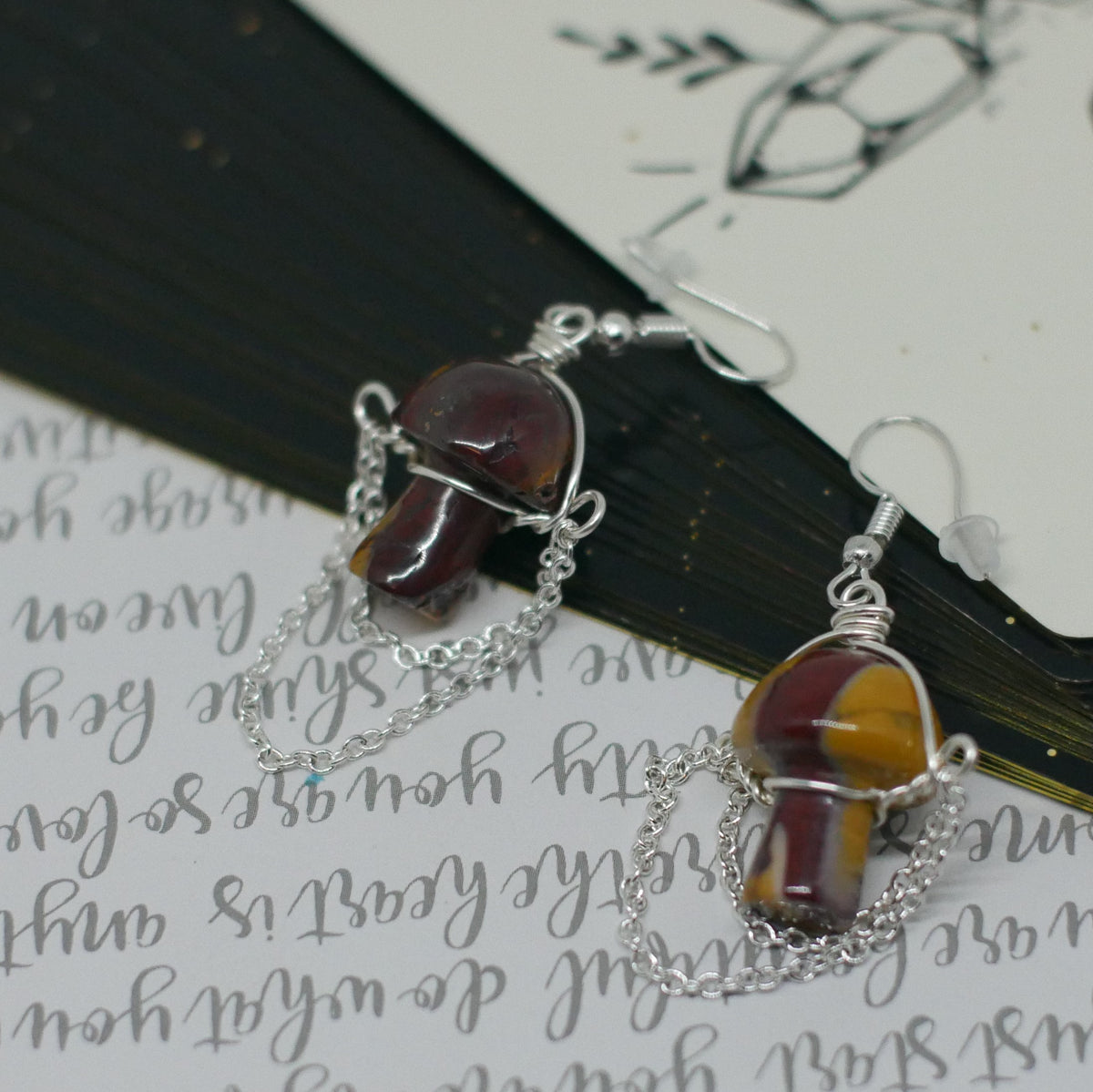 Mushroom Earrings